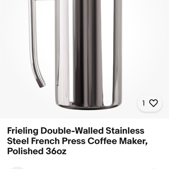 Frieling Other - Stainless Steel French Press Coffee Maker - Silver